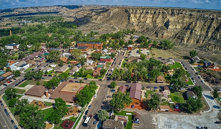 Overlooking Medora, North Dakota.