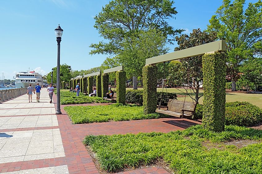 Henry C. Chambers Waterfront Park in Beaufort, South Carolina