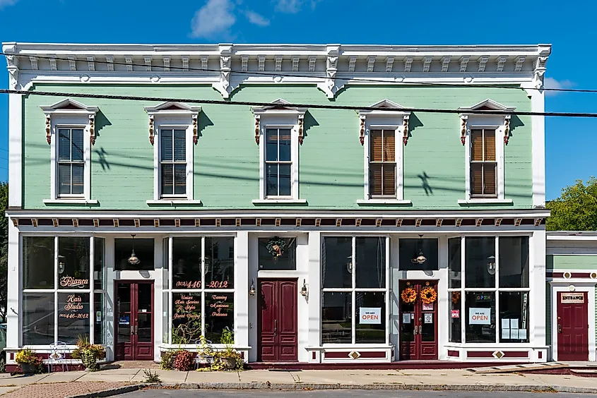 Storefront in Wallingford, Vermont.