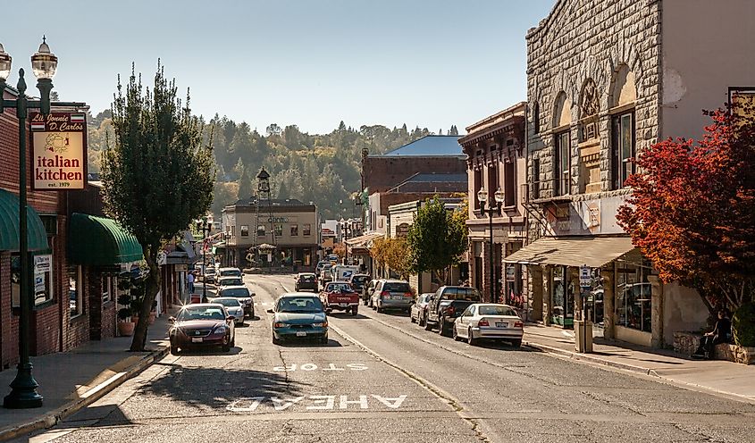 Mainstreet in historic town of Placerville, California, via Laurens Hoddenbagh / Shutterstock.com