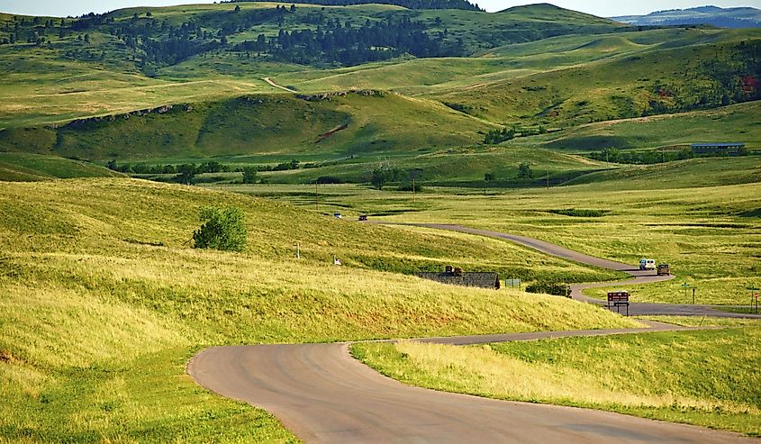 South Dakota Landscape - Custer Park near Rapid City.