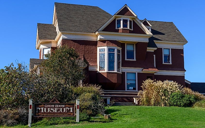 Guest House Museum, Fort Bragg, California.