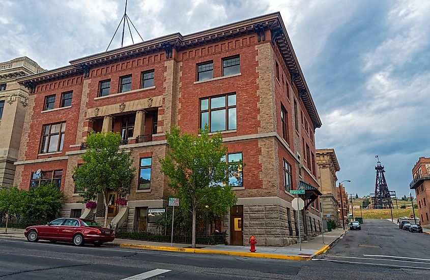 The Silver Bow County Courthouse Annex in Butte, Montana