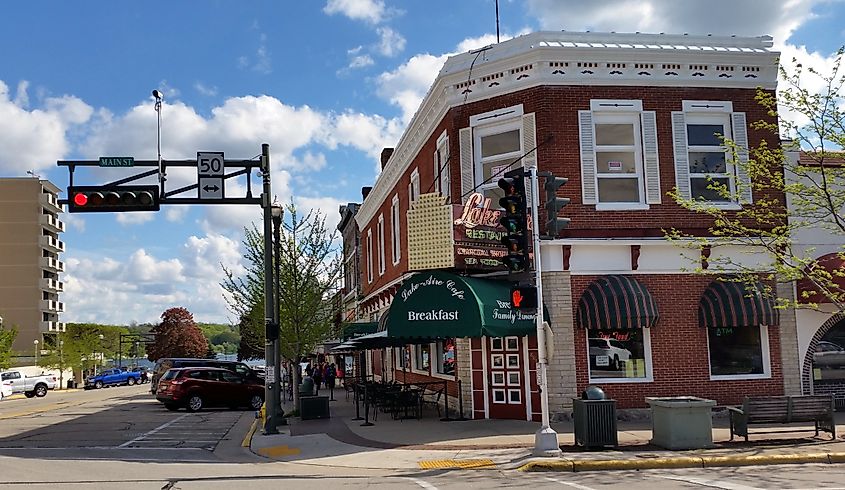 Downtown Lake Geneva, Wisconsin