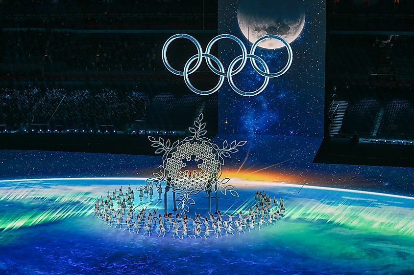 Opening ceremony of the 2022 Beijing Winter Olympics.