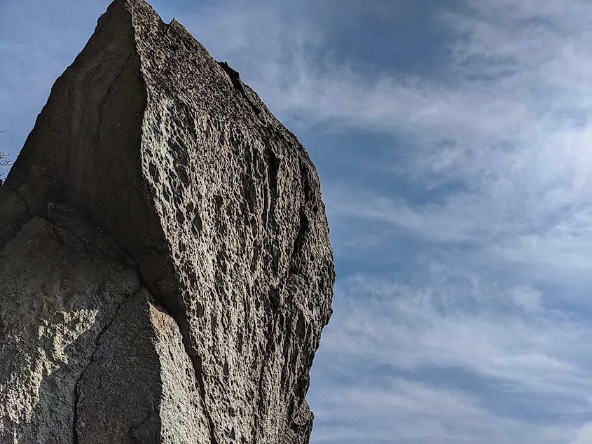 Strawberry Jam climb at Rocks State Park, Maryland.