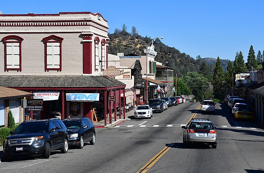 The picturesque village of Mariposa, California