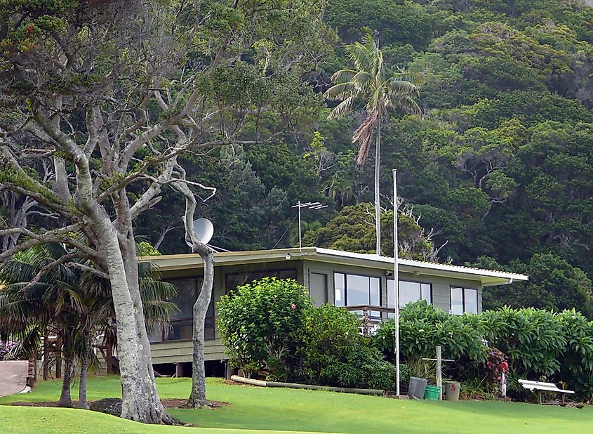 A view of the Lord Howe Island Golf Course.