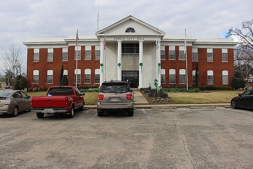 Dublin City Hall, Dublin, Laurens County, Georgia.