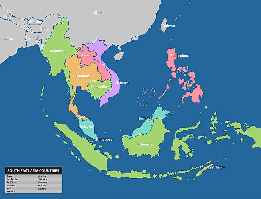 Map Of Southeast Asia World Maps | Images and Photos finder