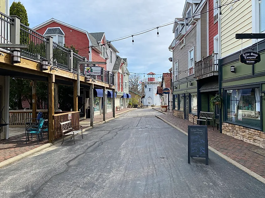 A quiet and colorful maritime village. 