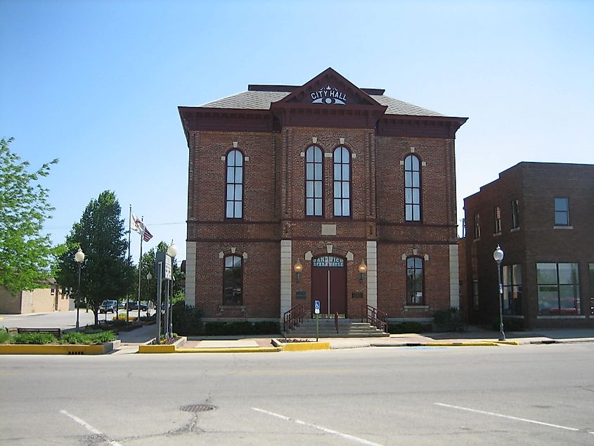 Sandwich City Hall and Opera House. 