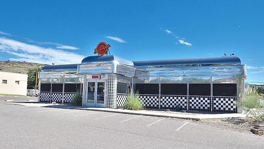 Bagdad, Arizona, USA on August 9, 2024 : The Diner on Main.