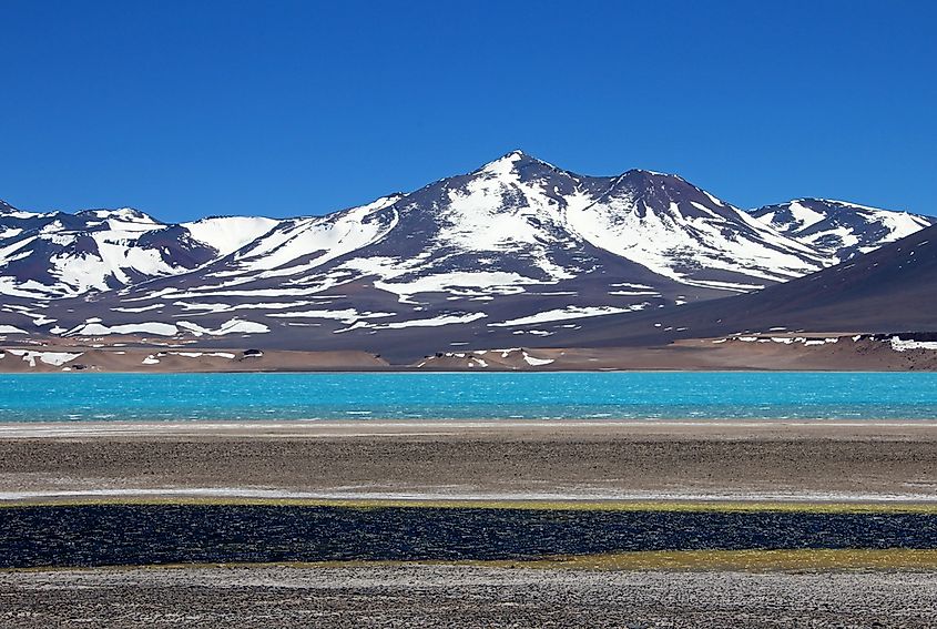 Nevado Ojos del Salado, the highest volcano in the world, on the Argentina-Chile border.