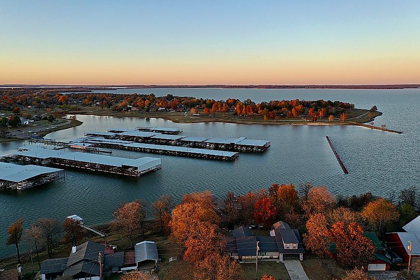 Marina Eufaula, Oklahoma.