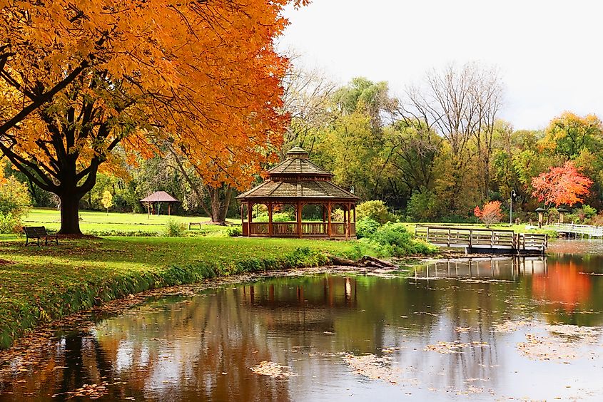 A park in the town of Middleton, WIsconsin.