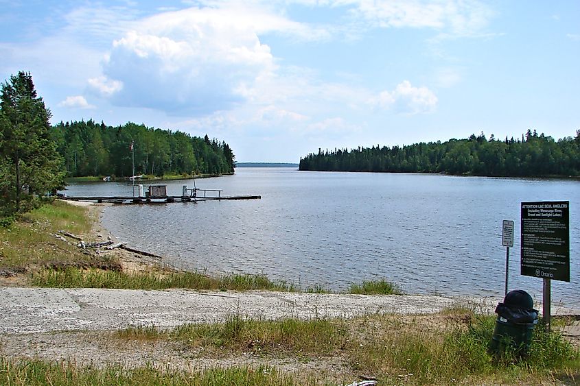Lac Seul near Ear Falls, Ontario, Canada