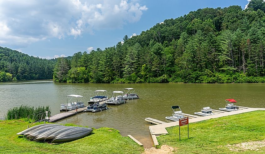 Strouds Run State Park located in Athens County Ohio