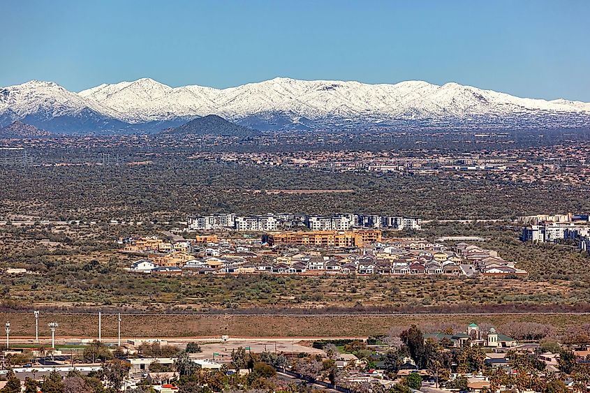 Landscape around Cave Creek, Arizona.