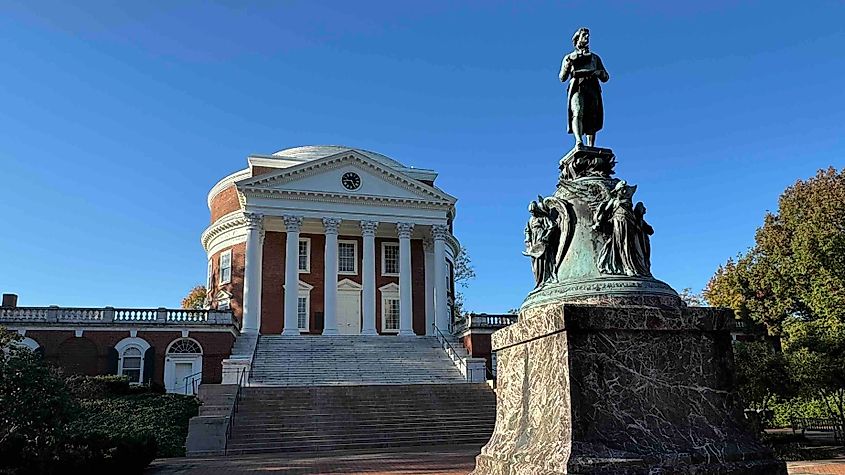 Thmas Jefferson Statue Rodtunda Charlottesville Photo by Bryan Dearsley