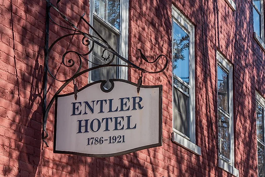 Entler Hotel in Shepherdstown, West Virginia