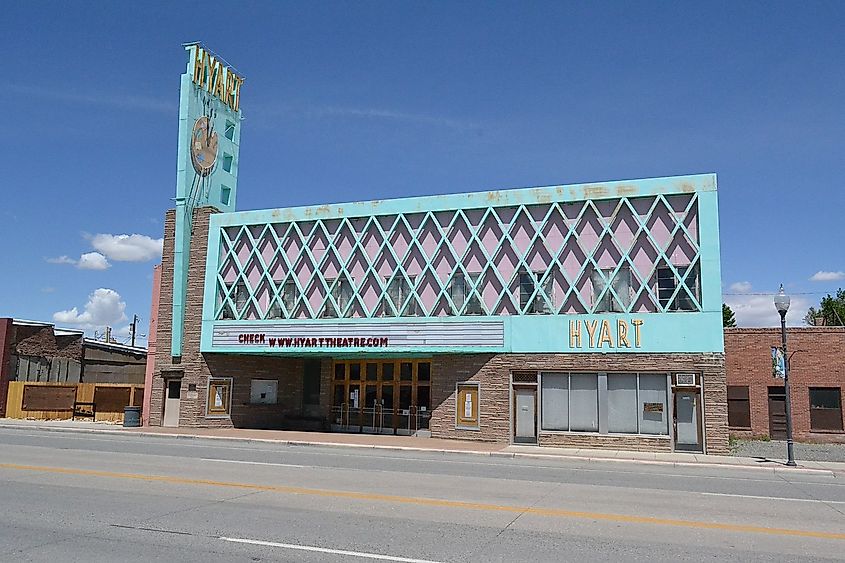 The Hyart Theater in Lovell, Wyoming.