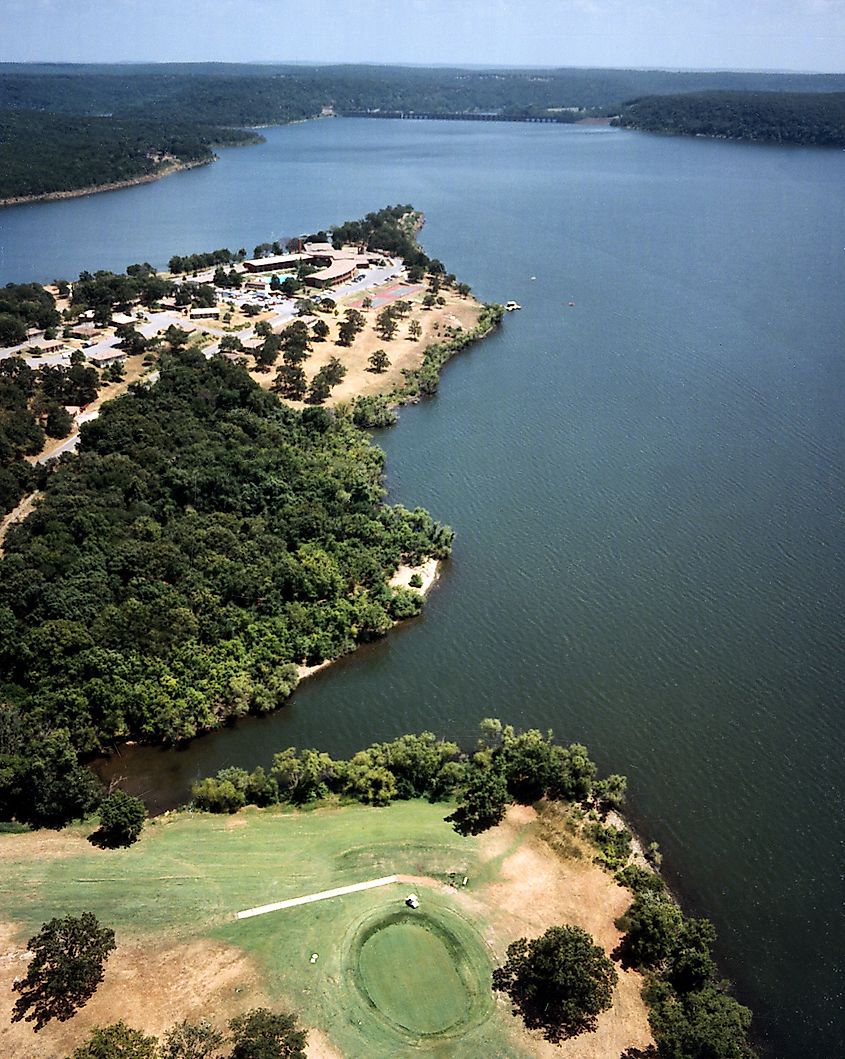 Fort Gibson Lake in Oklahoma