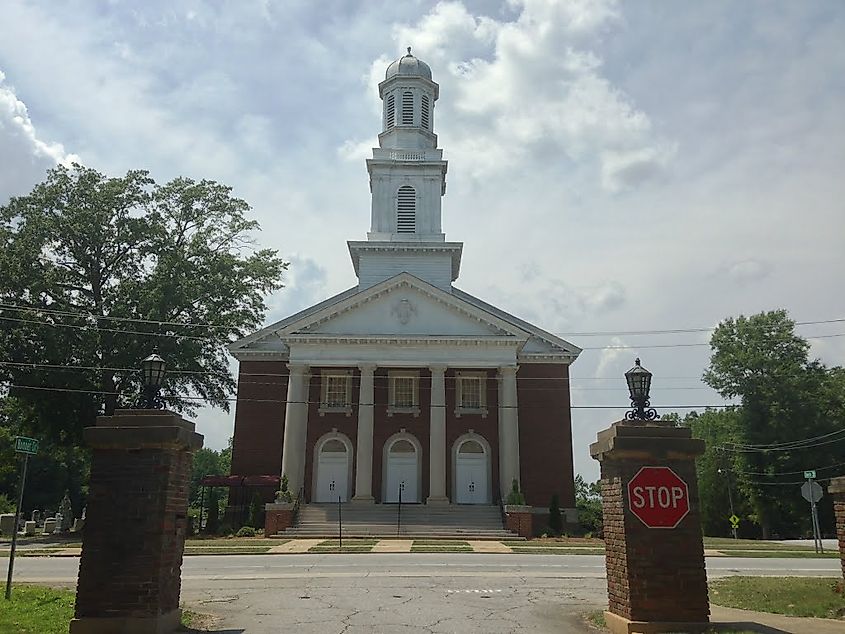 The Due West A.R.P. Church in South Carolina