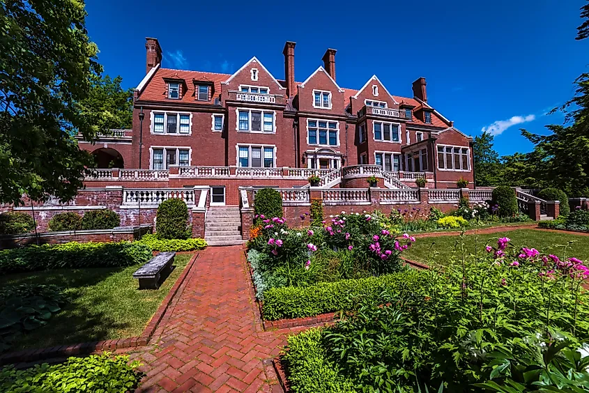 The famous Glensheen Mansion in Duluth, Minnesota