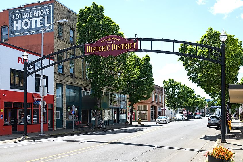 Cottage Grove, Oregon.