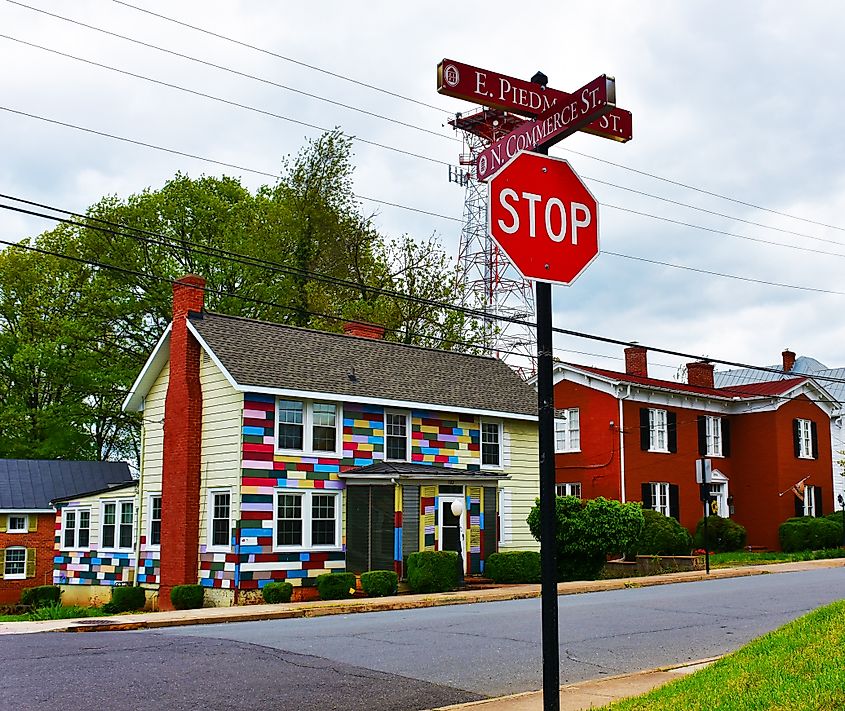 Street in Culpeper, Virginia.