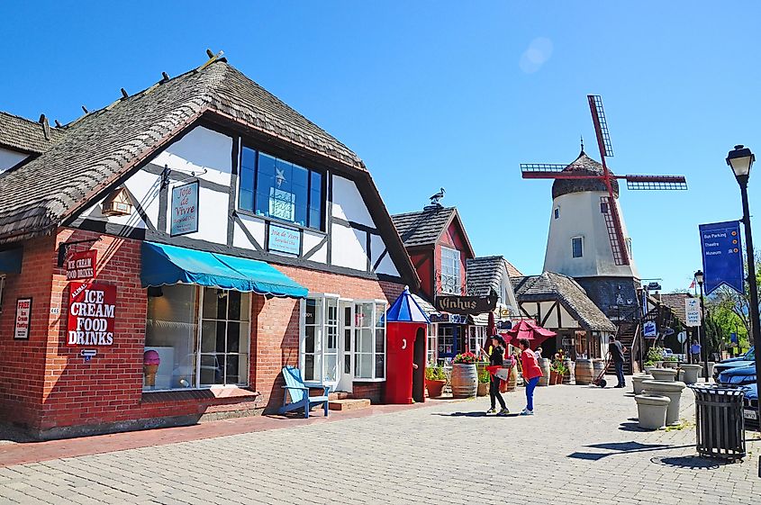 Solvang, California, USA - Danish village in Santa Barbara County.