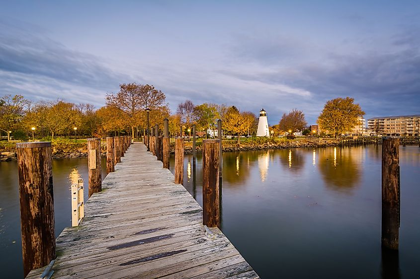 Fall colors in Havre De Grace