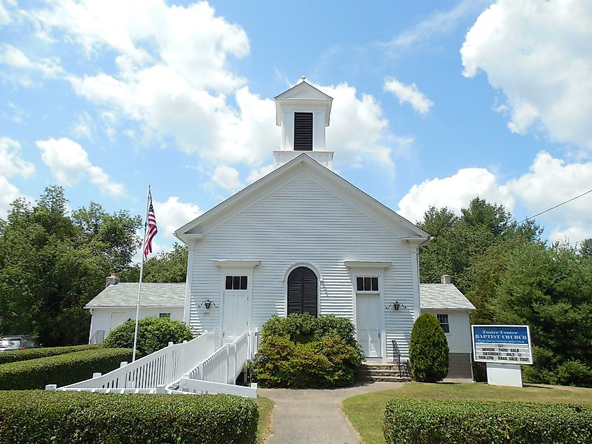 Foster Center Baptist Church in Foster, Rhode Island