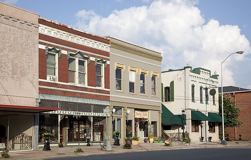 Downtown Cullman, Alabama.