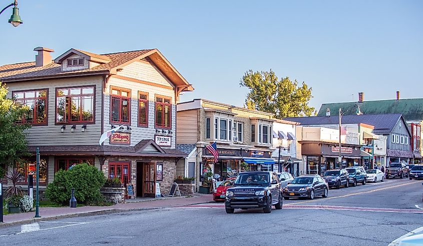 Main Street, located in Lake Placid in Upstate New York.