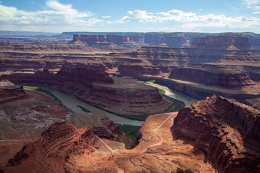 The spectacular landscape of the Canyonlands National Park, Utah.