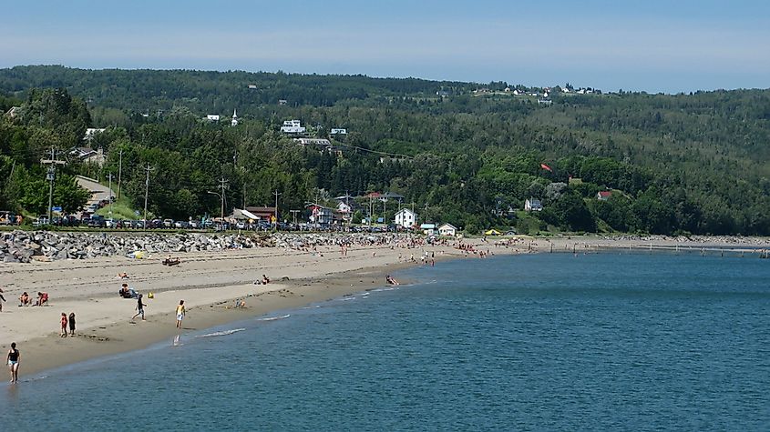 Plage de Saint-Irénée, Québec By I, Benoitronique, CC BY-SA 3.0