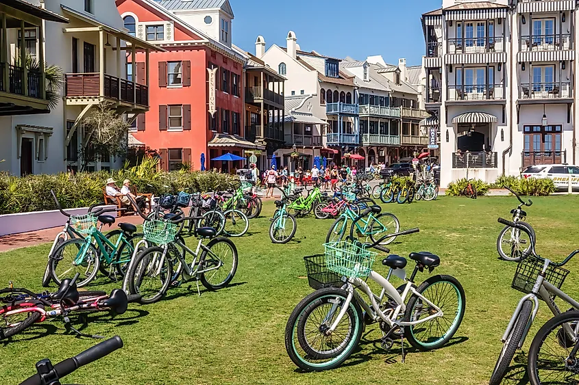 Bikes near Destin, Florida.