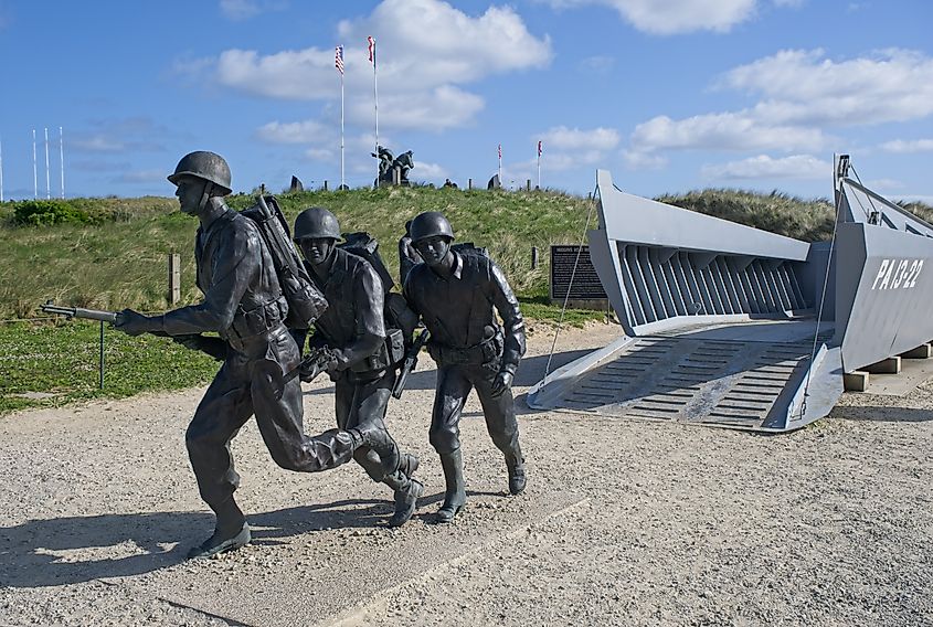 Utah Beach D-Day Landing Memorial in France. Image by Maurizio Fabbroni via Shutterstock.com