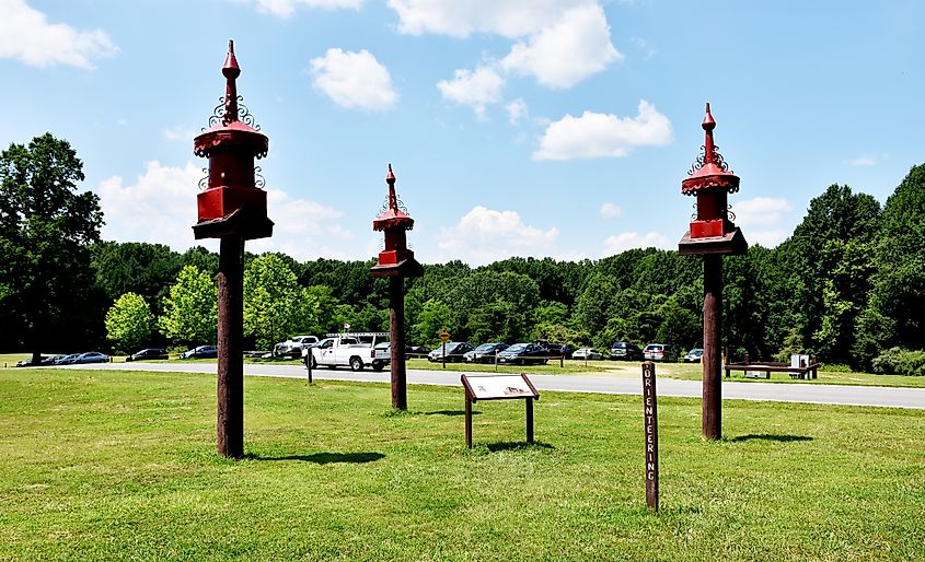 Art Installation in front of Seneca Creek State Park, Gaithersburg, Maryland