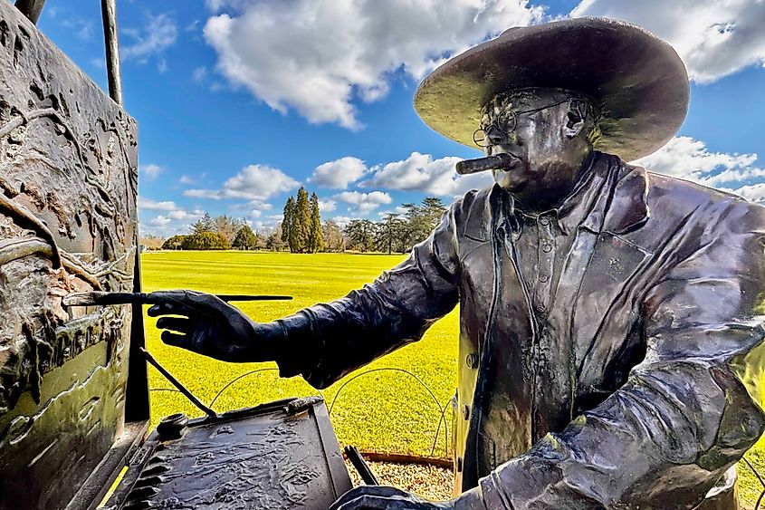 Churchill painting at Blenheim Palace. Image credit: Bryan Dearsley