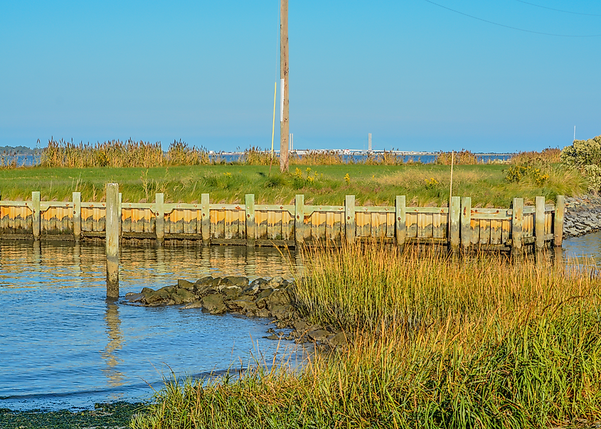 Indian River Bay in Sussex County, Delaware.