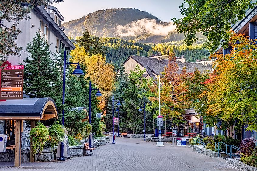 Whistler Village in the Fall