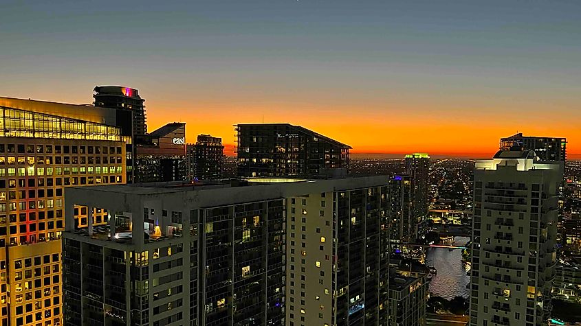 Miami Sunset  by Bryan Dearsley - From Miami to Key West