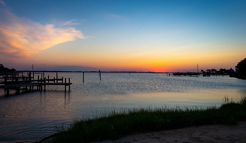 Morning sunrise from Tilghman Island