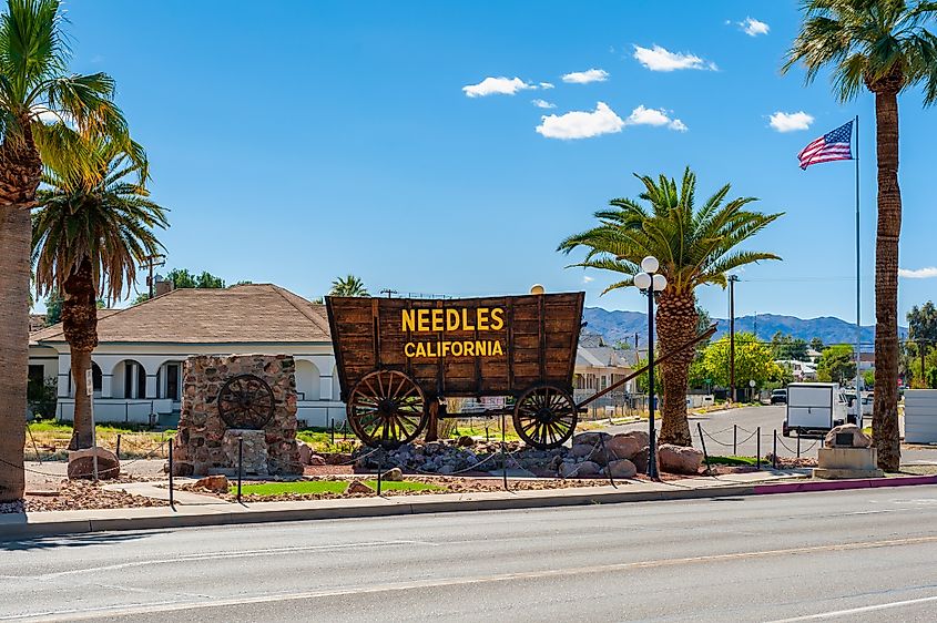 City of Needles in San Bernardino County, California, near the borders of Arizona and Nevada