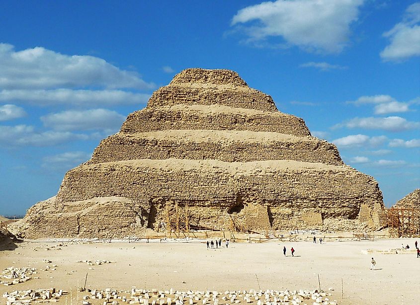 Step pyramid of Djoser in Saqqara.
