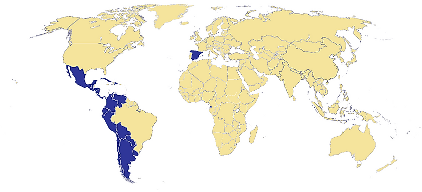 Spanish Speaking Countries WorldAtlas