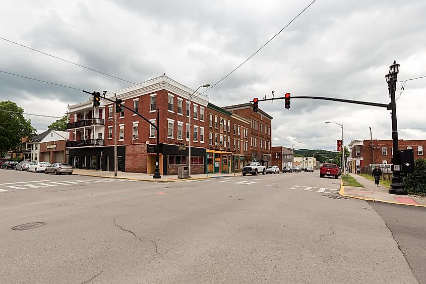 Downtown Elkins, WV; the county seat of Randolph county, via David Harmantas / Shutterstock.com